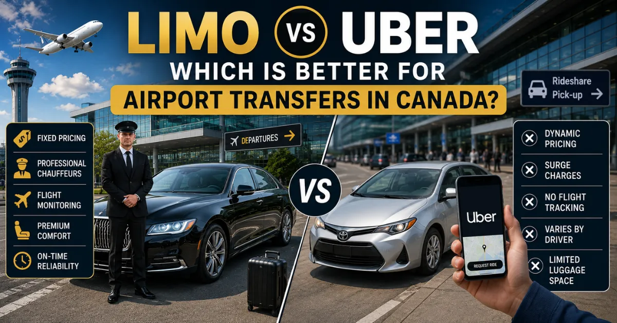 Limo vs Uber Airport Transfers Canada